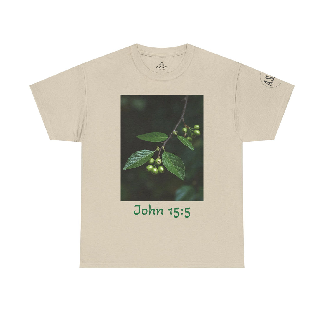 📖 I AM the Vine T-Shirt | John 15:5 | A.S.G.B. Series