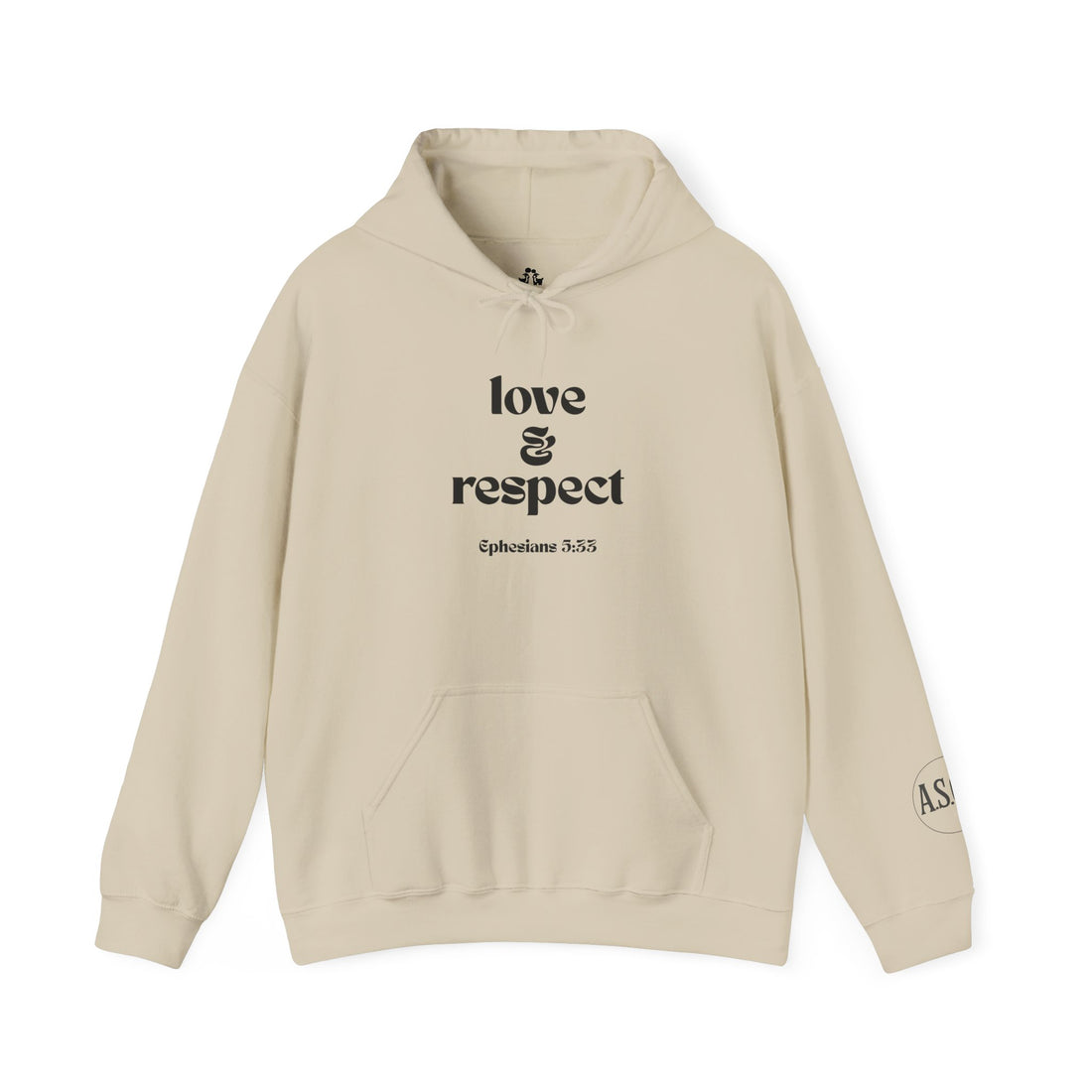 📖 Love & Respect Hoodie | Ephesians 5:33 | A.S.G.B. Series