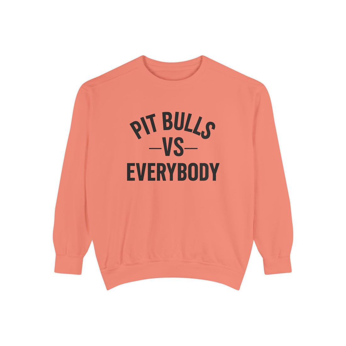 🐾Pit Bulls vs Everybody Sweatshirt – I Love My Dog Series | G.O.A.T. Talk Tees Crewneck