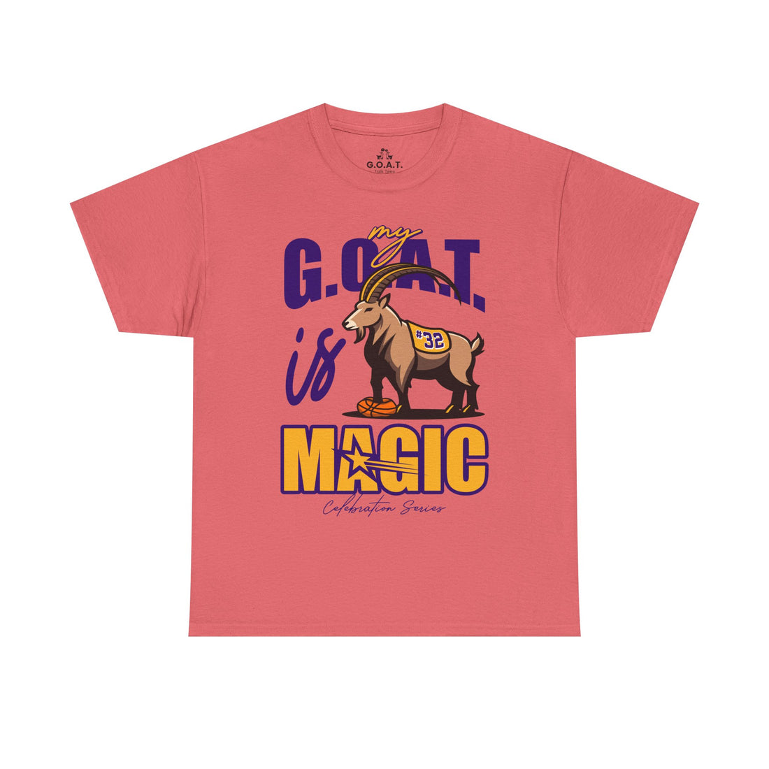 🏀 My G.O.A.T. Is Magic – Celebration Series T-Shirt | Tribute to Lakers Legend #32 | G.O.A.T. Talk Tees
