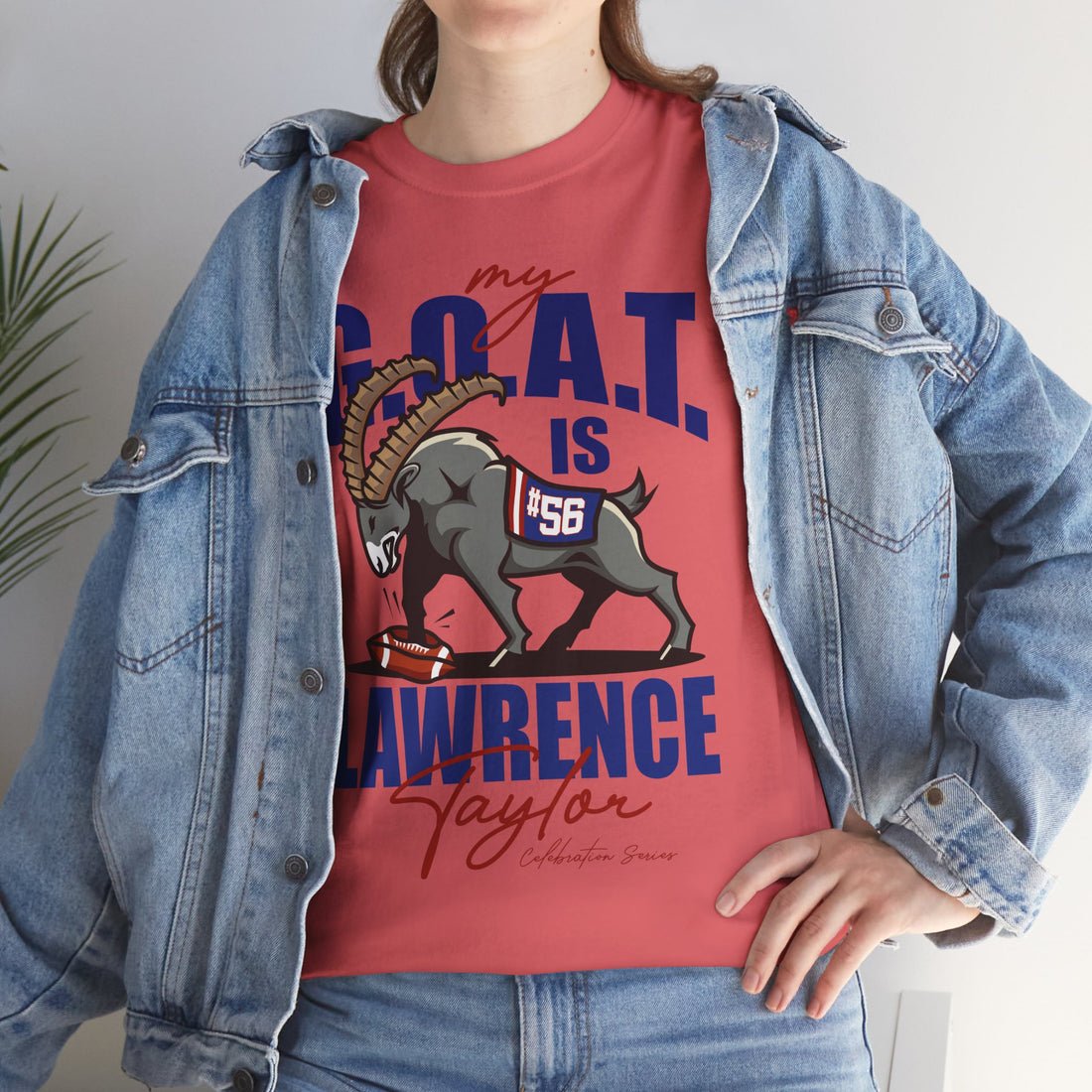 🐐 🏈 Lawrence Taylor G.O.A.T. T-Shirt Celebration Series