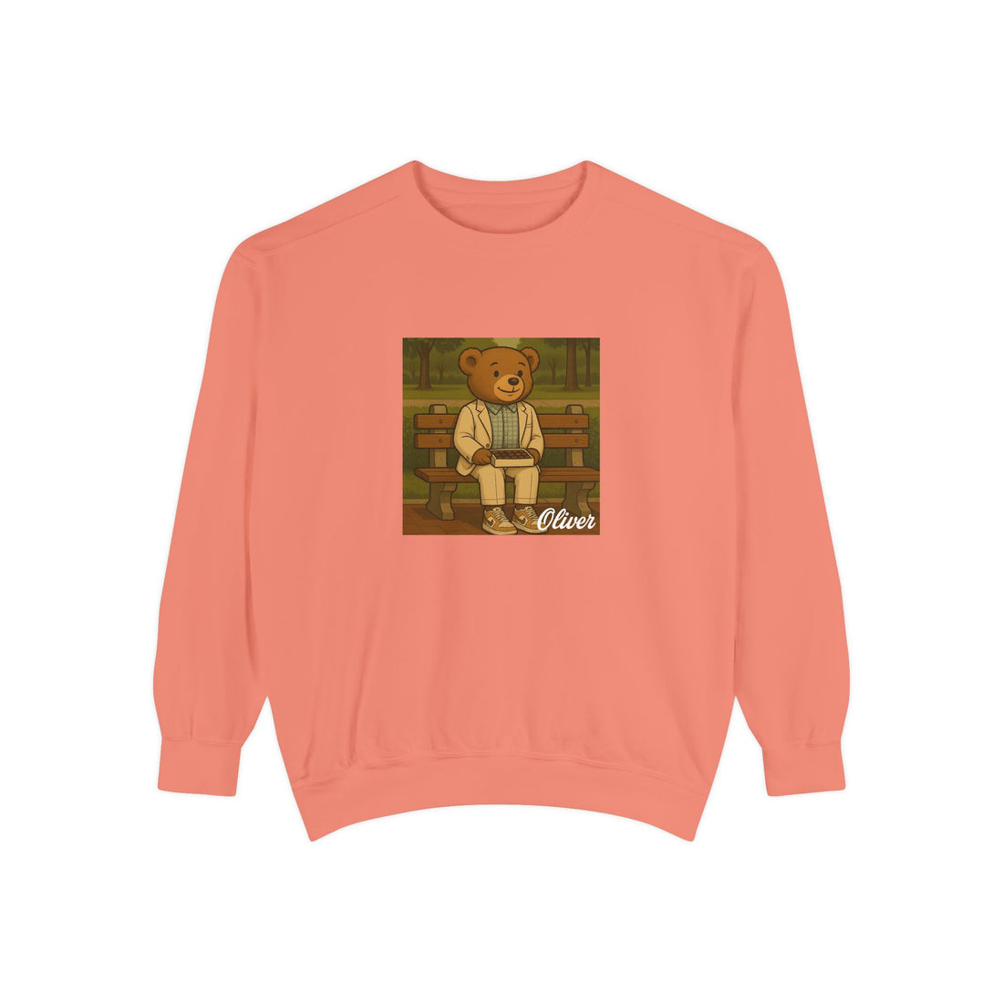 Oliver Outside Forrest Gump Parody Crewneck – Life is Bear-tiful