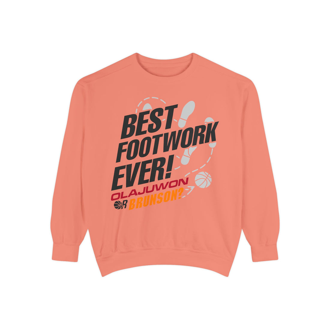 🏀🕺 Best Footwork Ever! Olajuwon or Brunson? | G.O.A.T. Talk Tees Debate Sweatshirt