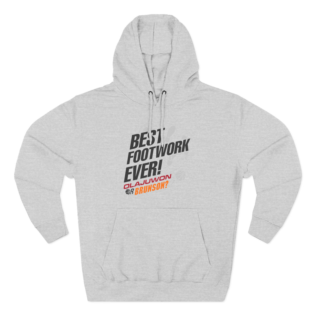 🏀🕺 Best Footwork Ever! Olajuwon or Brunson? | G.O.A.T. Talk Tees Debate Hoodie