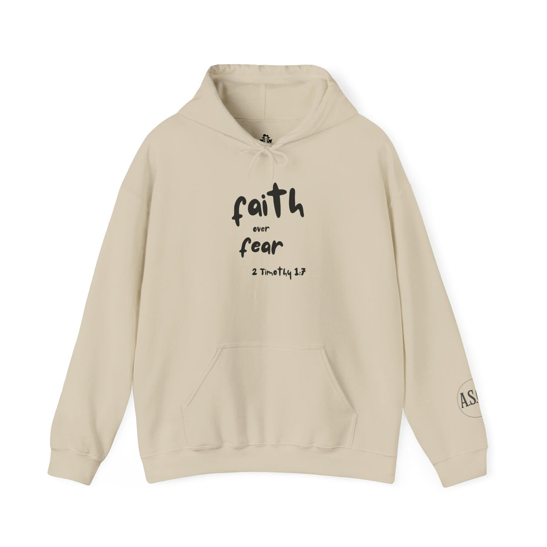 📖 Faith Over Fear Hoodie | 2 Timothy 1:7 | A.S.G.B. Series