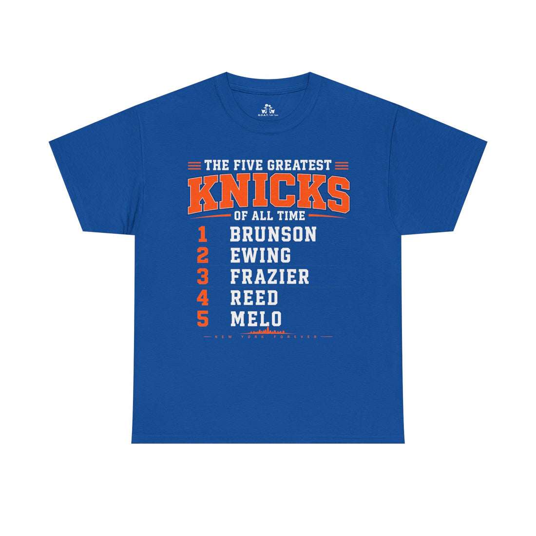 Knicks Go Crazy - Top Five Knicks of All Time Tee