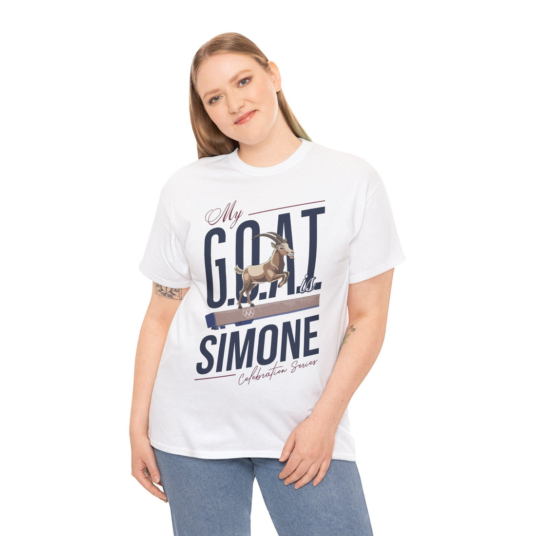 🐐🥇 My G.O.A.T. is Simone – Celebration Series Tee