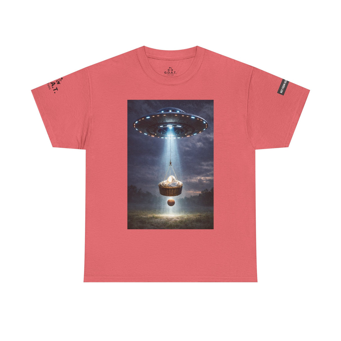 🏀 🗽 🐐 🛸 - Not From Here Series – Incoming Transmission Tee | G.O.A.T. Talk Tees Captain Clutch
