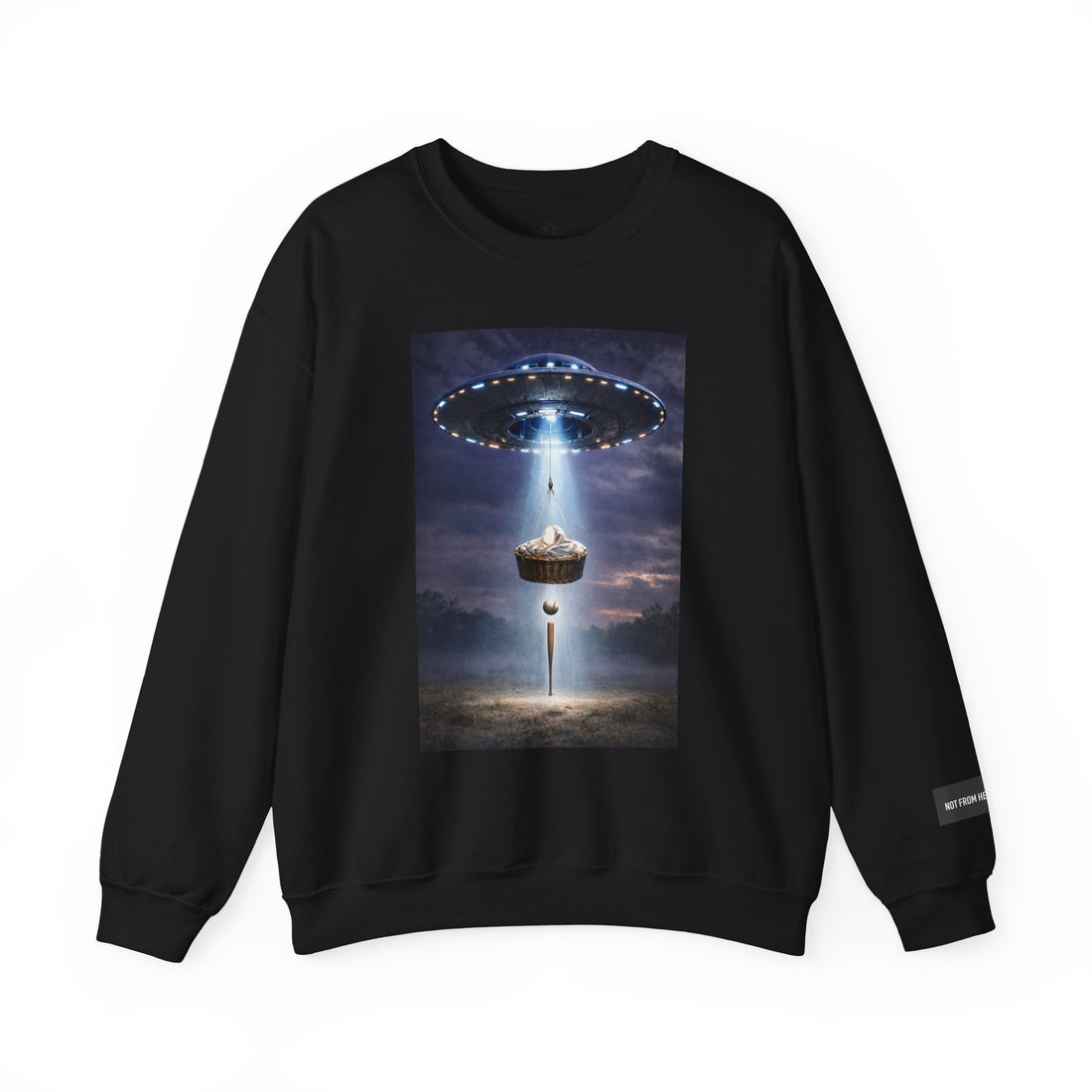 #17 ⚾ 🐐 🛸 - Not From Here Series – Incoming Transmission Sweatshirt | G.O.A.T. Talk Tees