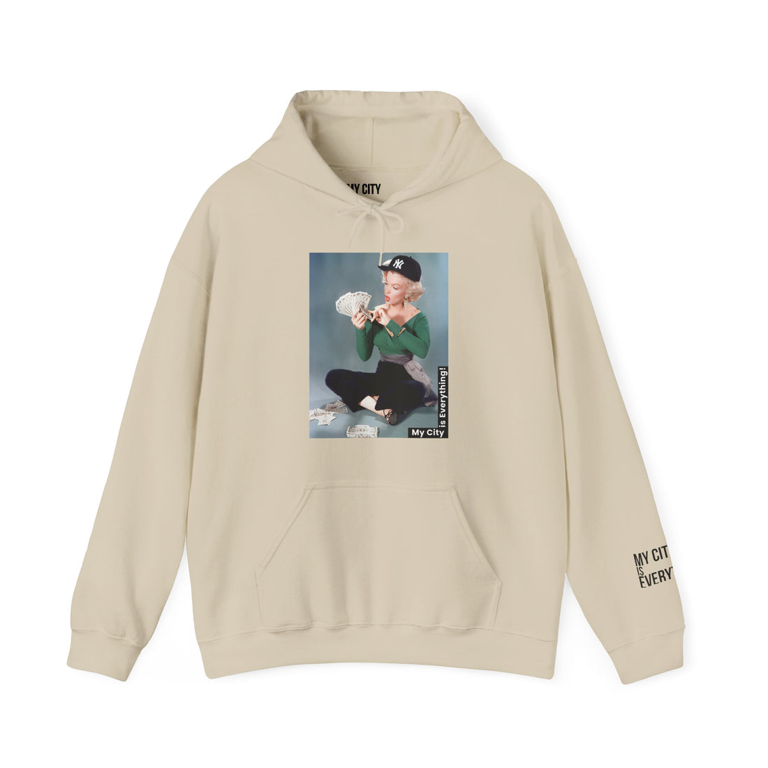 Marilyn Yankees Hoodie – Money Moves Streetwear by My City Is Everything
